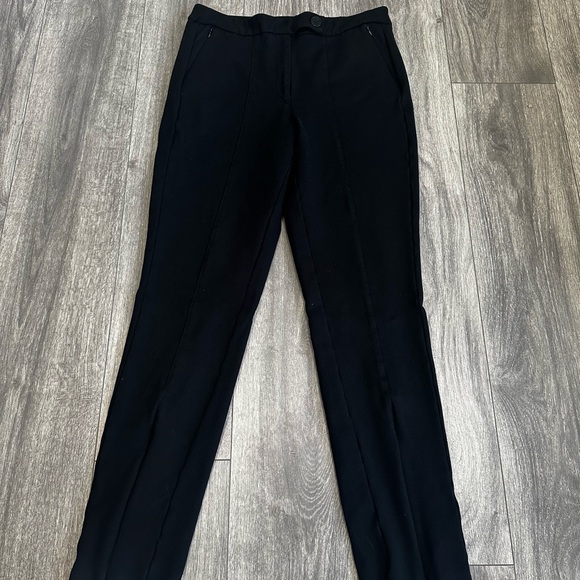 Anthropologie Maeve Ankle Zip Pants Black Size 10 Career Office - Picture 5 of 16
